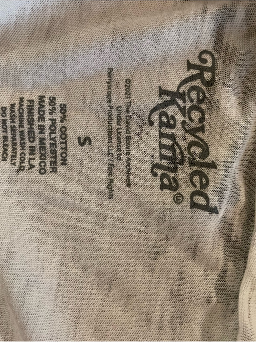 Recycled Karma White Graphic Logo Tee - Picture 3 of 3